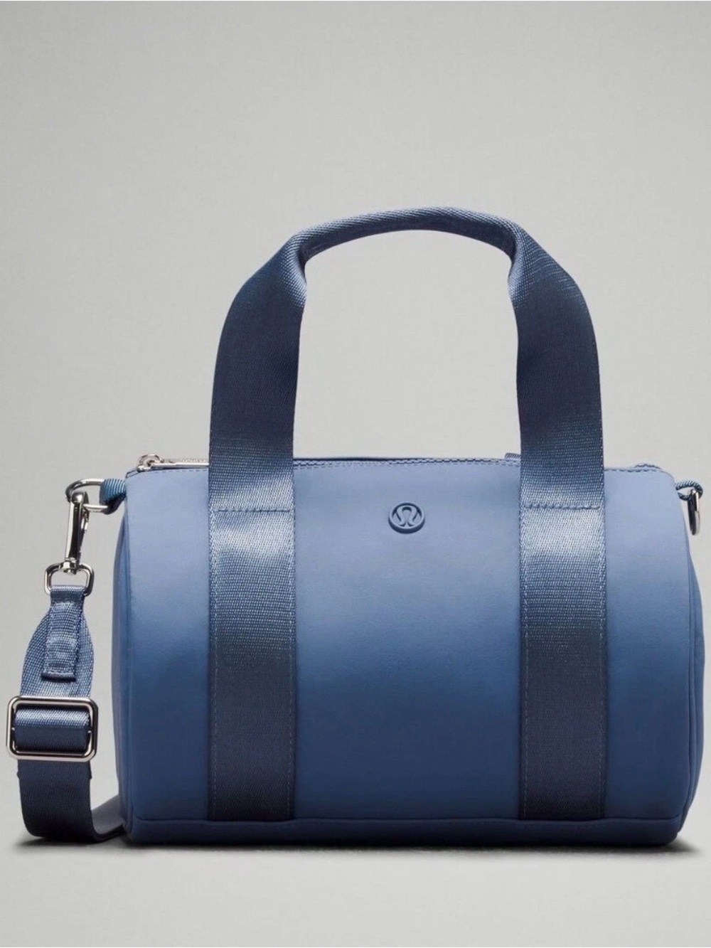 Lululemon Knit Nylon Mini Barrel Duffle 5L - Oasis Blue